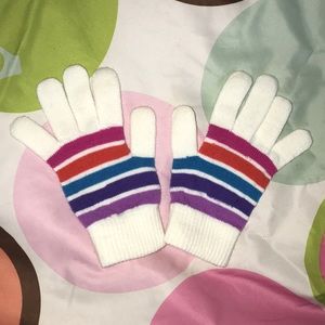 Rainbow gloves